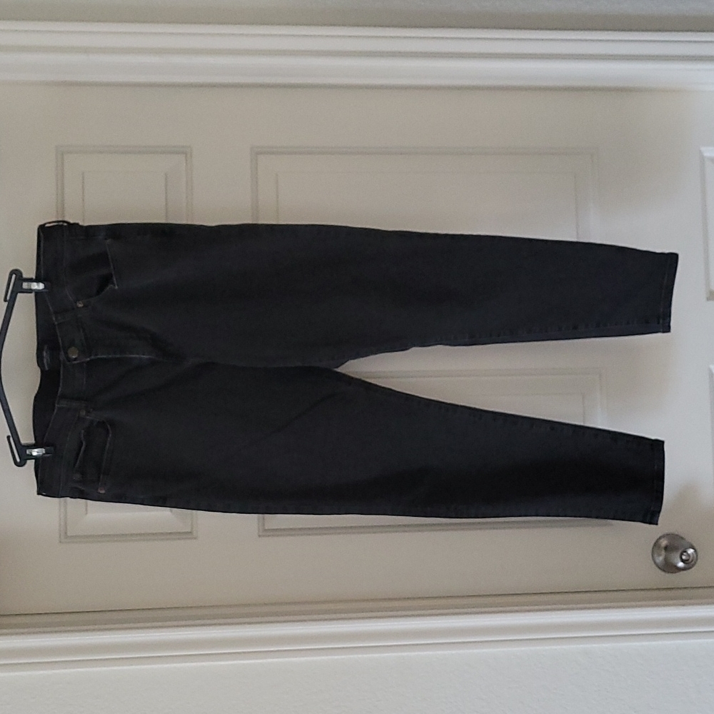 Banana Republic Sculpt Skinny, Black Jeans, Size 32/14